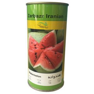بذر هندوانه زر بذر ایرانیان قوطی 50 گرمی کد gh50g 45