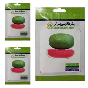 بذر هندوانه چارلستون بذر طلایی برتر کد btb 85 مجموعه 3 عددی