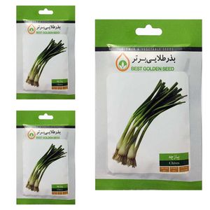 بذر پیازچه بذر طلایی برتر کد btb 89 مجموعه 3 عددی