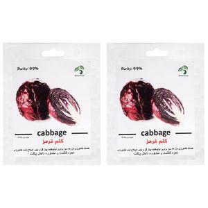 بذر کلم قرمز گرین فارم کد ssd بسته 2 عددی