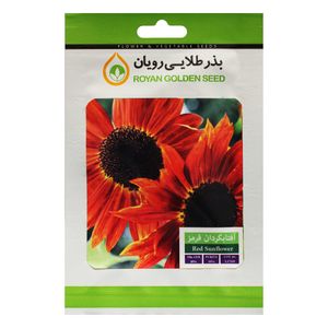 بذر گل آفتابگردان قرمز بذر طلایی رویان کد bztr 002