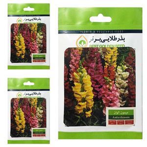 بذر گل میمون الوان بذر طلایی برتر کد btb 33 مجموعه 3 عددی