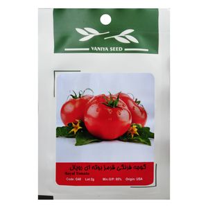 بذر گوجه فرنگی قرمز بوته ای رویال وانیا سید مدل g40