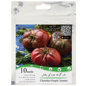 بذر گوجه چروکی بنفش درشت گلس گاردن مدل gl10