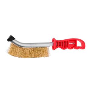 برس سیمی رونیکس مدل فرچه دستی دسته پلاستیکی rh 9948 سایز 0.3 میلی‌متر