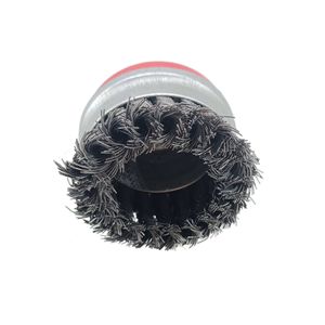 برس کاسه ای مدل بافته 80mm