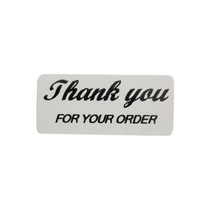 برچسب طرح تشکر از خرید مدل thank you for your order بسته 300 عددی