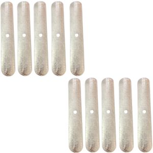 بست زوار نایلون گلخانه ای مدل گالوانیزه کد 12cm بسته 10 عددی