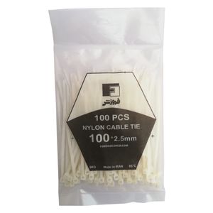 بست کمربندی فروزش مدل f10 سایز 10 سانتی متر بسته 100 عددی