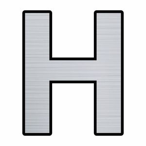 تابلو راهنما  مدل حروف h