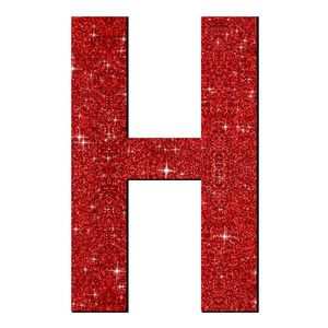 تابلو راهنما آژنگ طرح حروف دکوراتیو h انگلیسی کد 718