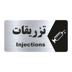 تابلو راهنما طرح تزریقات مدل ns156
