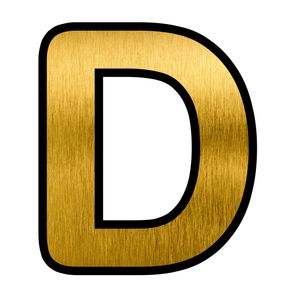 تابلو راهنما طرح حروف لاتین مدل mo t d