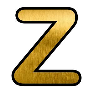تابلو راهنما طرح حروف لاتین مدل mo t z