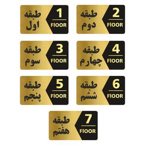 تابلو راهنما طرح طبقات مدل gng707 مجموعه 7 عددی