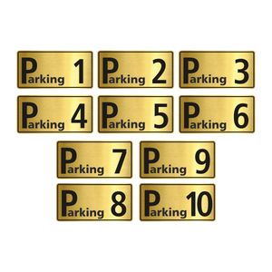تابلو راهنما طرح پارکینگ مدل gng610 مجموعه 10 عددی