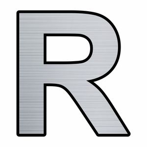 تابلو راهنما مدل حروف r