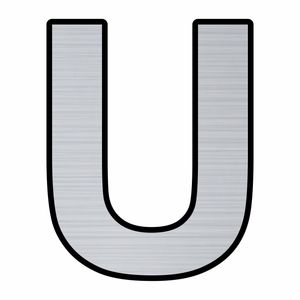 تابلو راهنما مدل حروف u