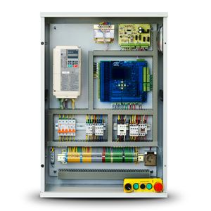 تابلو فرمان آسانسور سانا مدل گیرلس gearless درایو یاسکاوا yaskawa 7,5kw beps