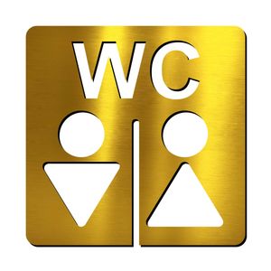 تابلو نشانگر آژنگ طرح سرویس بهداشتی مردانه و زنانه کد i cl w060