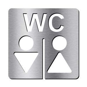 تابلو نشانگر آژنگ طرح سرویس بهداشتی مردانه و زنانه کد i cl w063