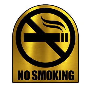 تابلو نشانگر آژنگ طرح سیگار کشیدن ممنوع کد no s 01