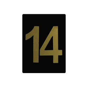 تابلو نشانگر طرح عدد 14 کد h0029