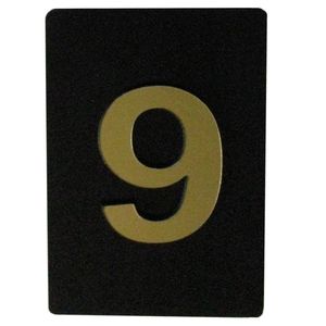 تابلو نشانگر طرح عدد 9 کد h0013