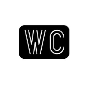 تابلو نشانگر ماهوت طرح علامت دستشویی کد wc