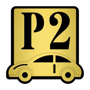 تابلو نشانگر مستر راد طرح پارکینگ شماره 2 کد p bg 02