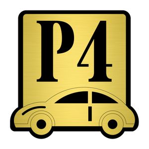 تابلو نشانگر مستر راد طرح پارکینگ شماره 4 کد p bg 04