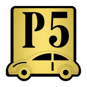 تابلو نشانگر مستر راد طرح پارکینگ شماره 5 کد p bg 05