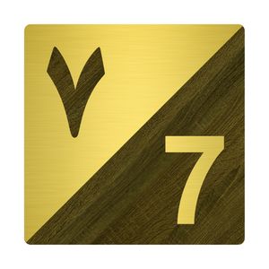 تابلو نشانگر مستر راد طرح پلاک واحد شماره 7 کد 07 tr.ag