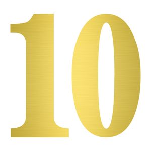 تابلو نشانگر کازیوه  طرح پلاک واحد شماره 10کد g 10