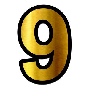 تابلو نشانگر گروه آژنگ طرح اعداد کدno 9