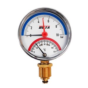 ترمومتر مانومتر بتا مدل 10bar 120c