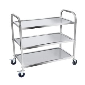 ترولی رستورانی مدل stainless steel