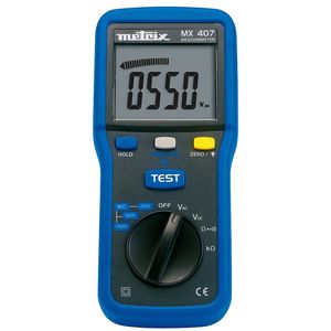 تستر مقاومت عایق متریکس مدل mx407