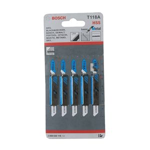 تیغ اره عمود بر اهن بوش مدل t118a بسته 5 عددی