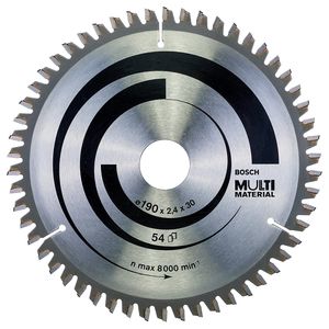 تیغ اره میزی بوش مدل multi material 54t   190 mm