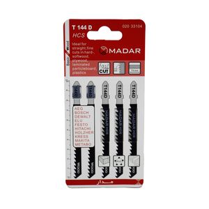 تیغه اره عمودبر مدار مدل yp wood t144d مجموعه 5 عددی