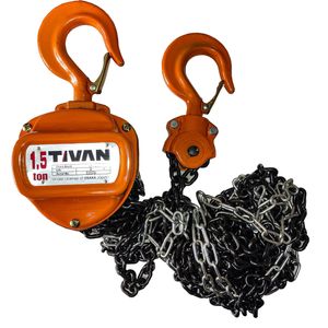 جرثقیل سقفی زنجیری تیوان مدل  h s z  c 1.5 ton ظرفیت 1.5 تن