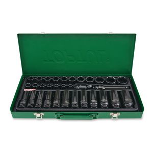جعبه آچار بکس تاپ تول مدل gdad3201 مجموعه 32 عددی