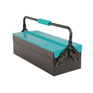 جعبه ابزار روماتون کد 9052 مدل فلزی 2 طبقه سایز 50 سانتی‌متر