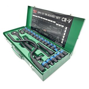 جعبه بکس فشار قوی صنعتی باس مدل 25pcs مجموعه 25 عددی