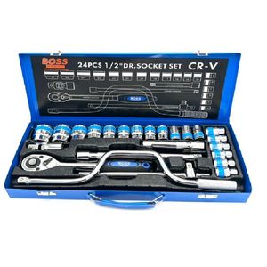 جعبه بکس فلزی باس مدل bs_123t160_24 مجموعه 24 عددی
