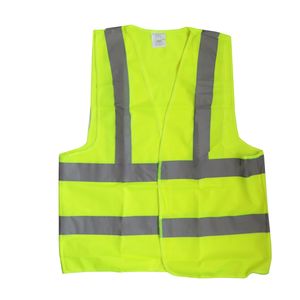 جلیقه ایمنی مدل چهارخط شبرنگ کد yp en471 سایز 2xl