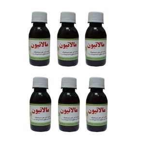 حشره کش مالاتیون سبزدارو کد m6 حجم 120 میلی لیتر مجموعه 6 عددی