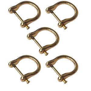 حلقه پیچی مدل اعلاء طرح نعلی کد rnd_2goldpinx5 بسته 5 عددی