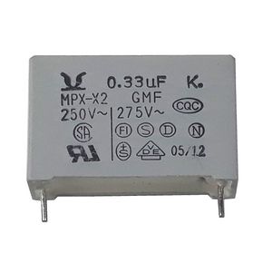 خازن پلی استر 330 نانوفاراد مدل mpx x2 بسته 4 عددی
